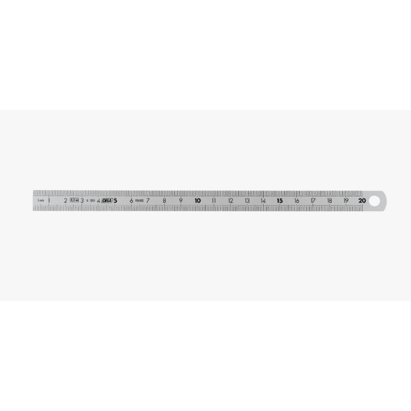 Réglet flexible 300 mm en inox DELA.1051.300