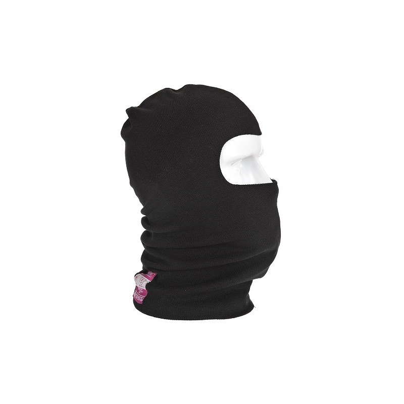 Cagoule résistante à la flamme noire