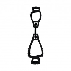 Clip porte gant noir