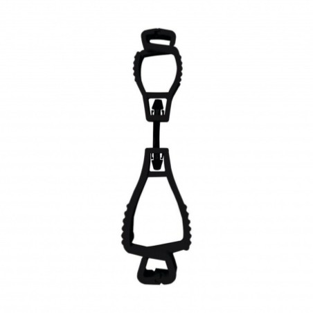 Clip porte gant noir