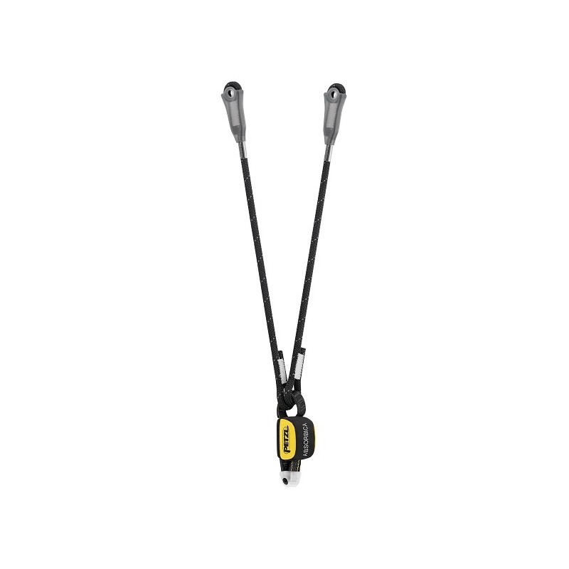 Longe ABSORBICA Y  avec connecteur mousqueton grande ouverture de 80 cm