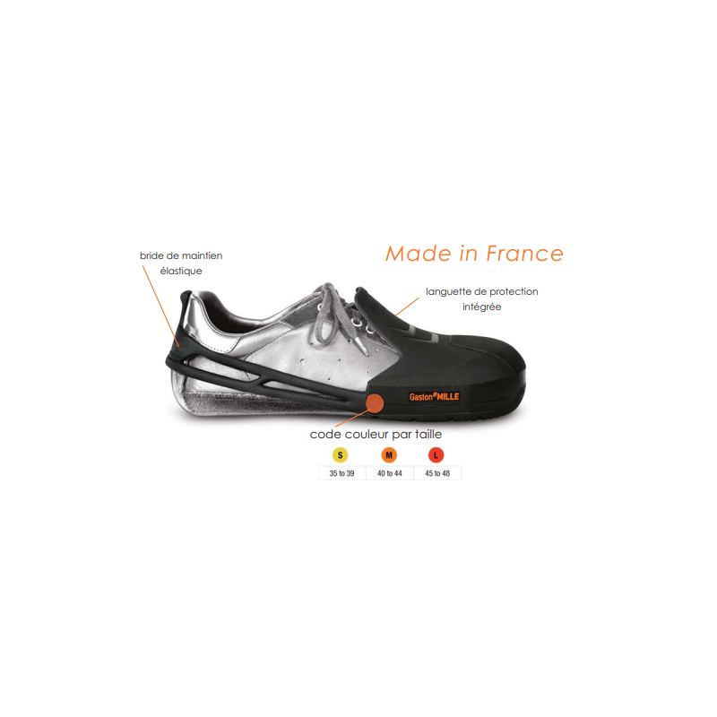 Coque MILLENIUM PROTECT pour chaussures ( kit de 5 paires panachées)