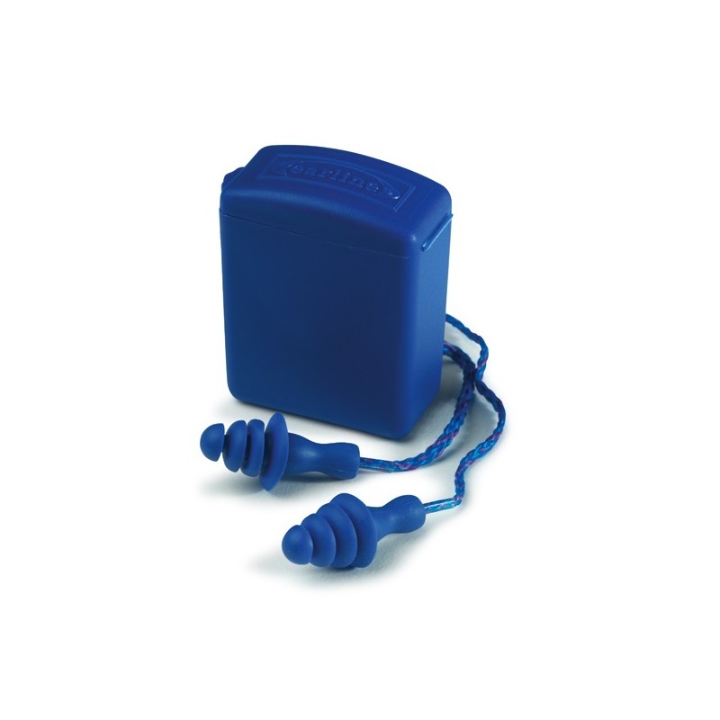 Bouchons d'oreilles réutilisables avec cordelette
