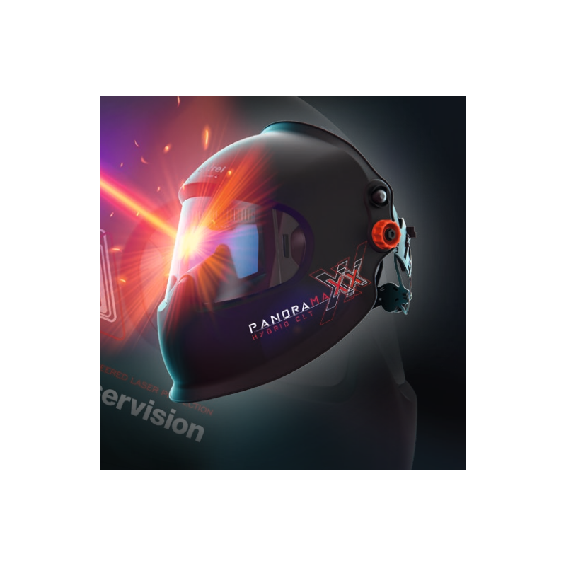 Cagoule de soudage PANORAMAXX HYBRID CLT laser