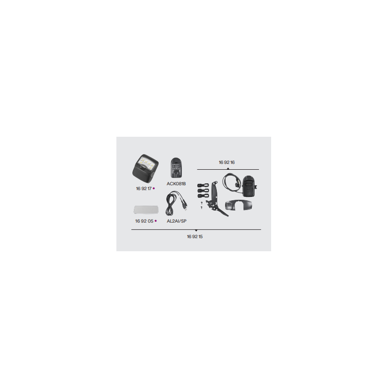 Kit lampe de travail pour la cagoule G5