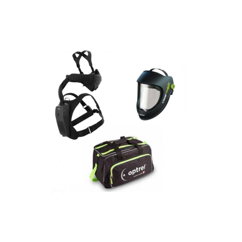 Pack SWISS AIR CLEARMAXX avec casque de chantier noir