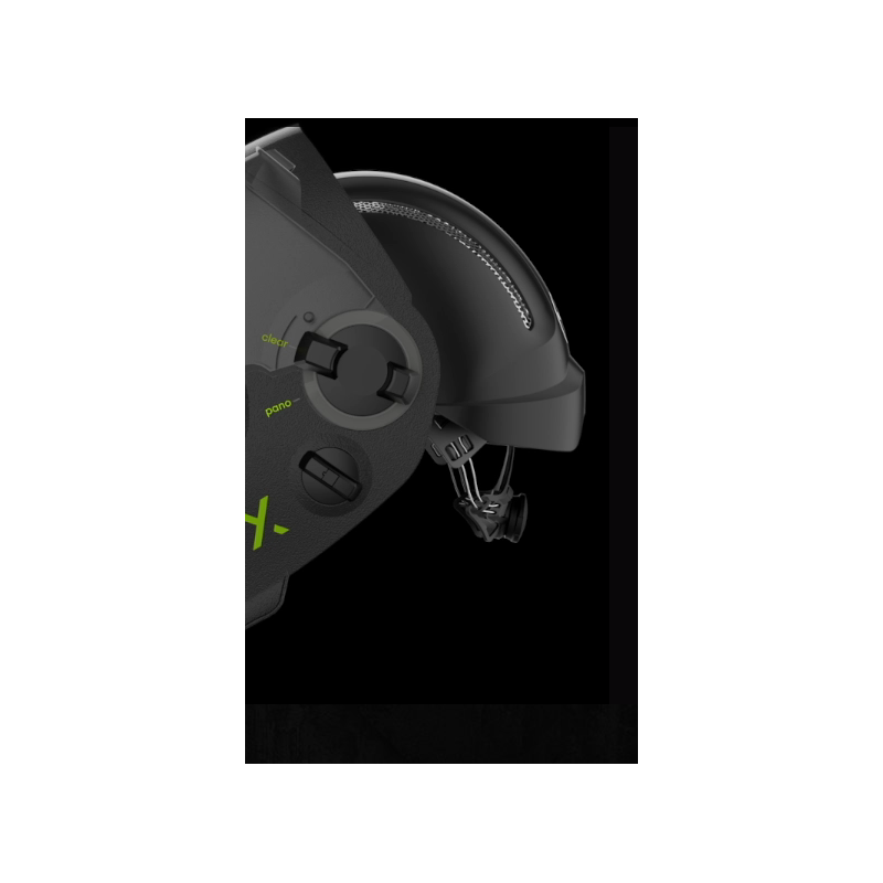 Casque de chantier noir série HELIX