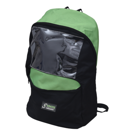 Sac à dos de 12 litres vert et noir