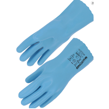 Gant latex enduit support coton taille 6,5 à taille 10,5