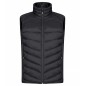 Doudoune noire sans manche pour homme de taille S à taille 4XL