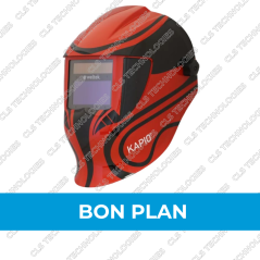 Cagoule de soudage KAPIO S4 rouge