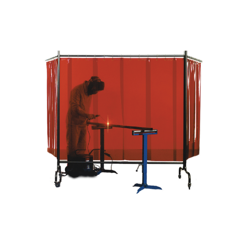 Rideau mobile FLEX en PVC vert 2100 x 2000 mm