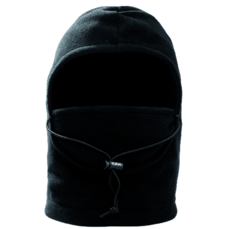 Cagoule en polaire noire BALACLAVA