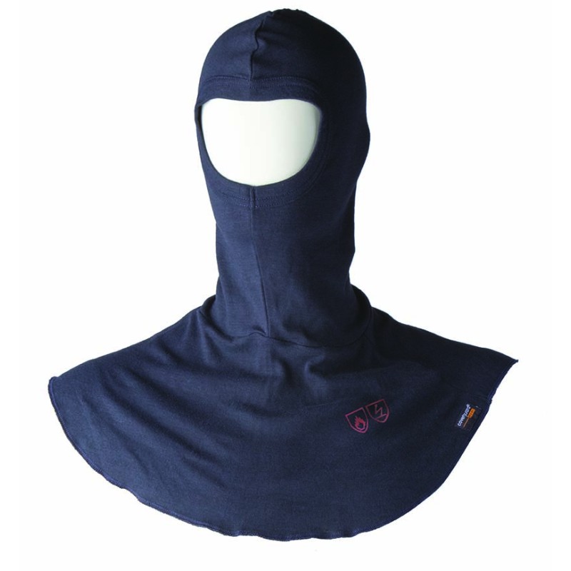 Cagoule ATEX bleu SPURR en modacrylique