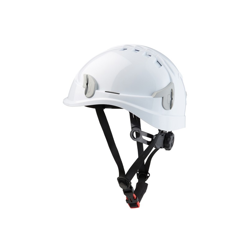 Casque monteur ventilé "ALPIN" blanc, avec jugulaire 4 points