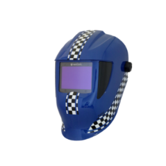 Cagoule KAPIO S13 vision latérale 100x67 bleue RACING avec capteur de teinte 5-13