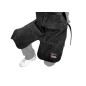 Tablier en cuir noir 90 x 60 avec une ouverture pour les jambes