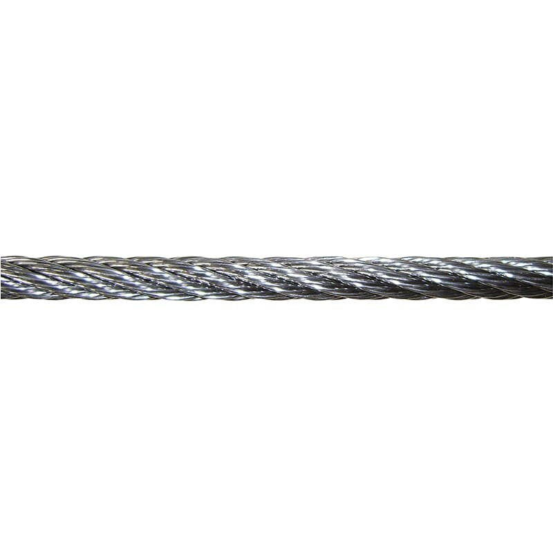 Câble en inox de 7 x 7 diamètre 5 mm (bobine de 25m)
