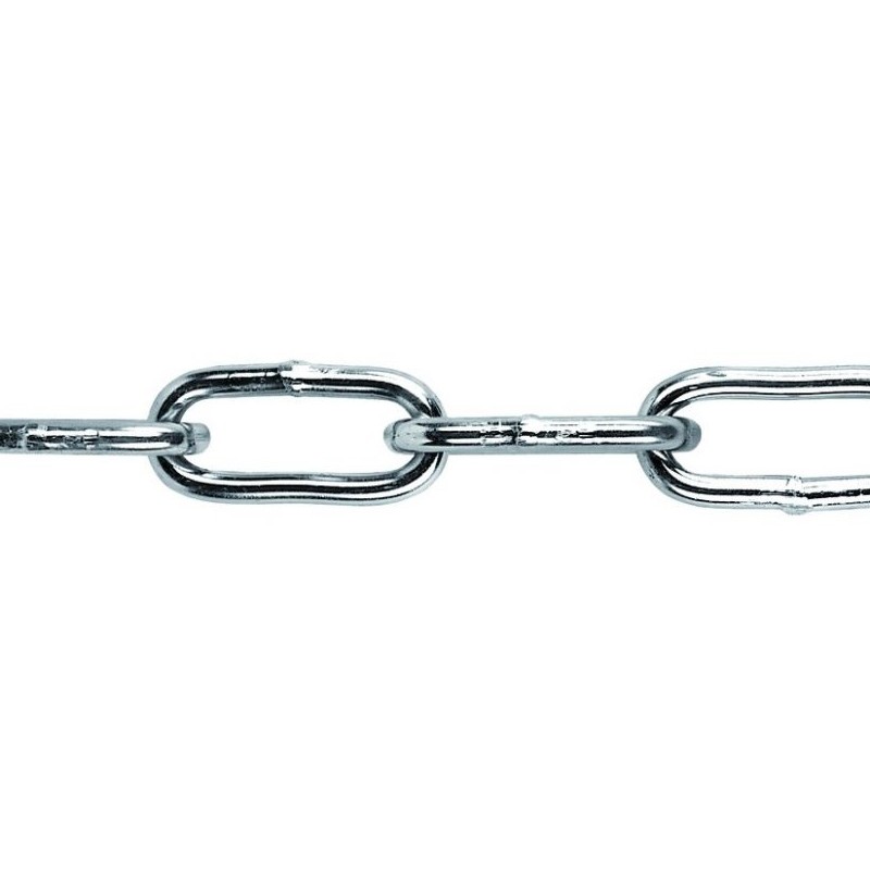 Chaîne droite zinguée diamètre 2,5 x 24 mm