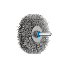 Brosse plate diamètre 115, alésage 22,2 mm fil acier 0,5 mm (RBG 11512/22.2)