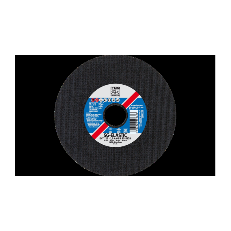Disque à tronçonner 125 x 1 plat EHT A60 RSG 