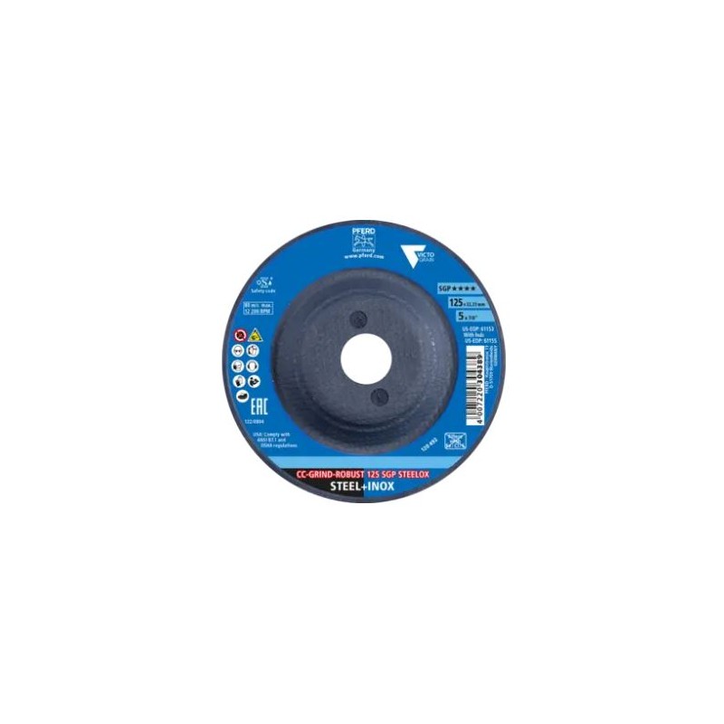 Disque abrasif CC-GRIND ROBUST 125 SGP STEELOX