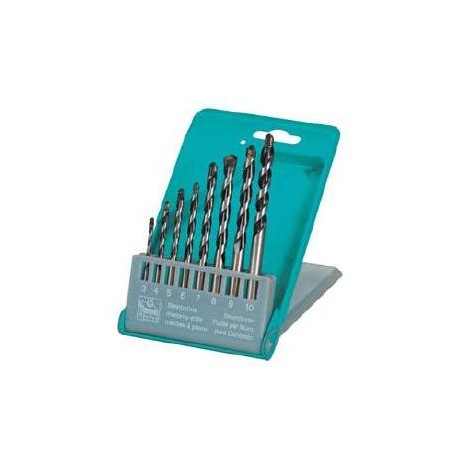 Coffret de 8 forets béton de diamètre 3 à 10