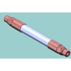 Canalisation gaz-électricité 10x100 de 8 mètres