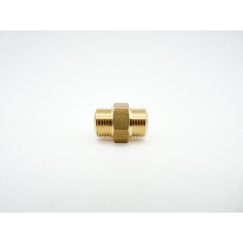 Raccord double mâle M14 x 1 ( Mamelon)