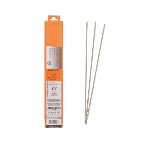 Electrode B75 Cu diamètre 2,5 x 350 (étui de 195)
