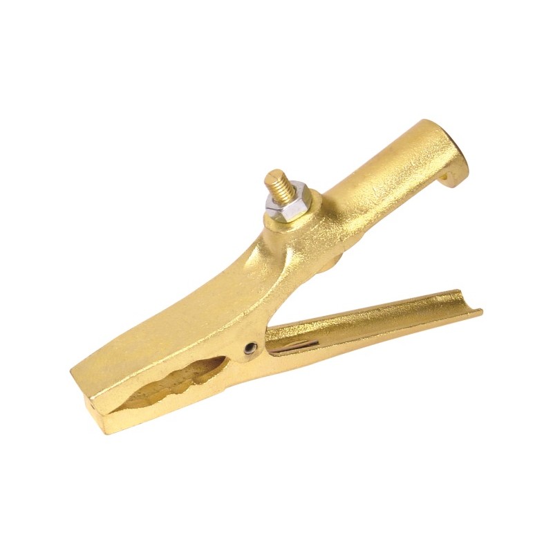 Pince de masse crocodile bronze section 95 mm²
