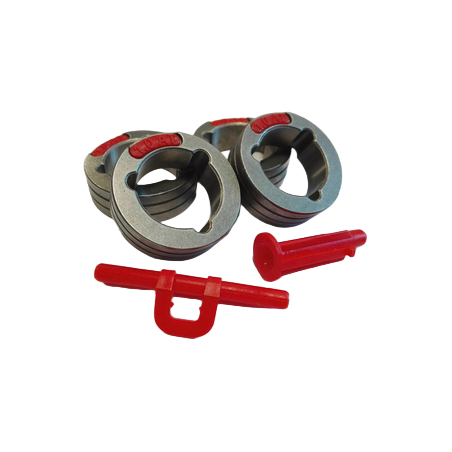 Kit galets d'entraînement de fil fourré de 1,2 mm et 1,6 mm