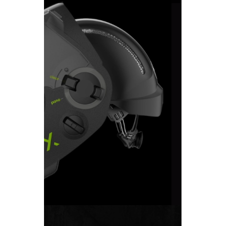 Casque de chantier noir série HELIX