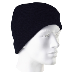Bonnet tricoté noir doublé THINSULATE