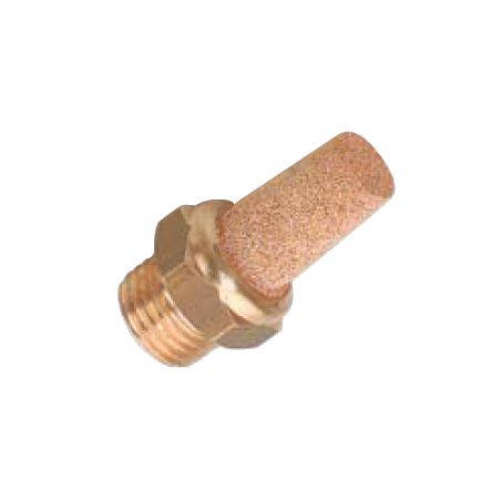 Silencieux embase laiton 1/4" 