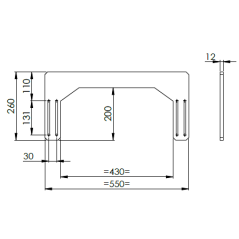 Bras de support double torches pour chariot autonome