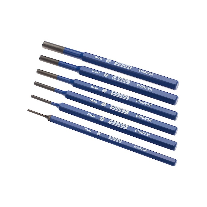 Jeu de 6 chasse goupilles de 2-8mm