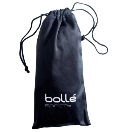 Etui noir pour lunettes à branche en microfibre