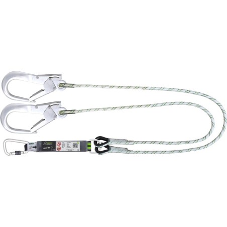 Longe double avec absorbeur d'énergie de 1,5 mètres