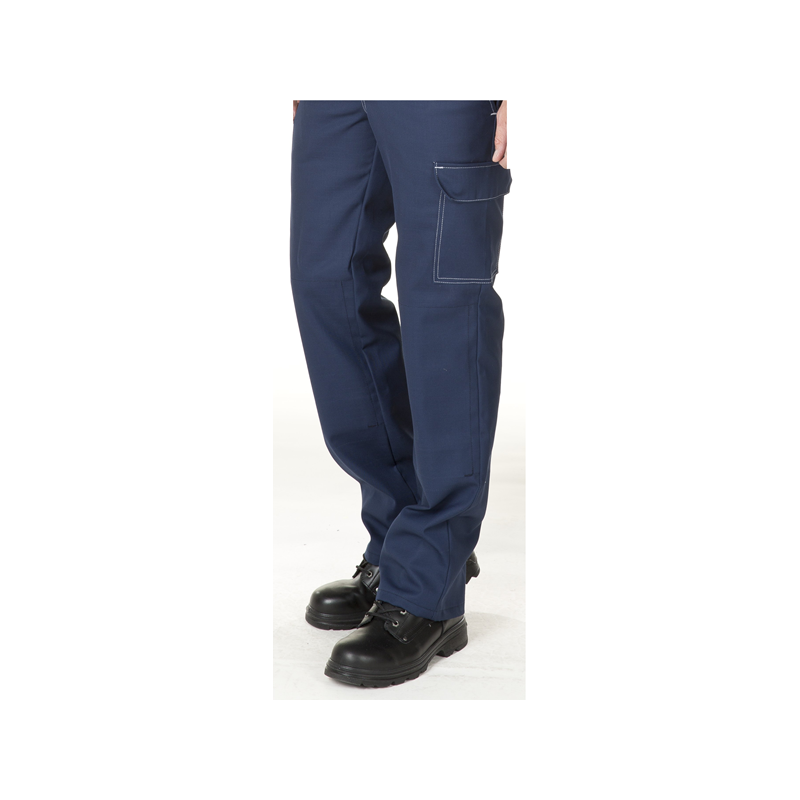 Pantalon multirisques TECHPROTECT bleu marine de taille 0 à taille 8