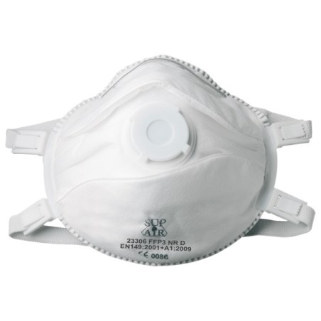 Masque anti poussière FFP3 à valve